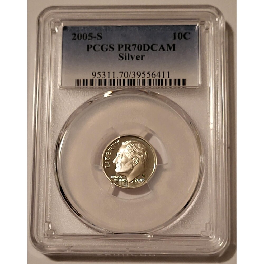 2005 S Silver Roosevelt Dime Proof PR70 DCAM PCGS